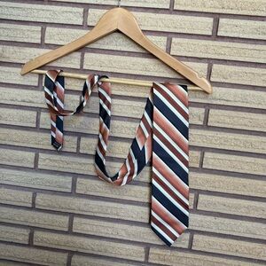 70's Giorgio Brutini Collezione Tie - Men's Striped Necktie - Men's Suit Tie